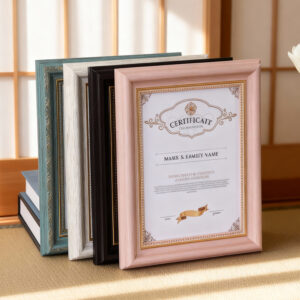 A4 Patent Certificate Display Frame Resin Handmade Creative 7-inch 8-inch 10-inch Empty Photo Frame Table