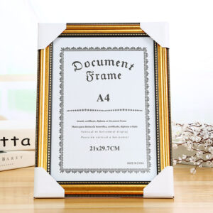 A4 Photo Frame Solid Wood Honor Certificate Picture Frame