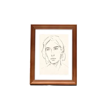A4 Solid Wood Modern Photo Frame 5 10 Inch UV Printed Tabletop for Wall Room Decoration
