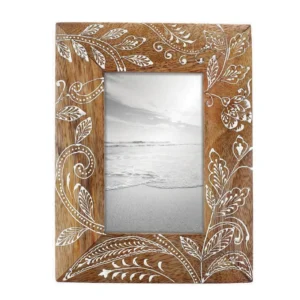 Acacia Wood Wooden Photo Frame in Rectangular Shape for Home Hotel and Restaurant