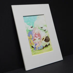 Acid Free Cardboard Screen Printed Poster Frame with Ink Printed Decorative Painting