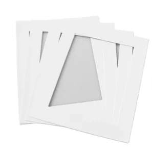 Acid Free Museum Grade Photo Mat Board Single Double Layer Cardboard Picture Frame Mats for Art and Photo Framing