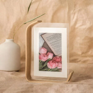 Acrylic Art Frames Modern&Versatile Photo Frame Tabletop Decoration Beautiful Display Frame for Landscape Anniversary Graduation