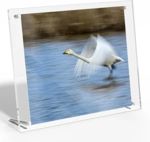 Acrylic Clear Frameless Eco Friendly Customizable Sizes Photo Frame for Desktop Display Modern Floating Frame