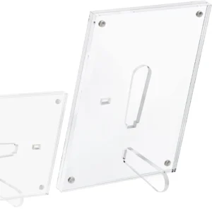 Acrylic Clear Photo Frame with Magnetic for Tabletop Display