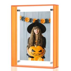 Acrylic Double layer 3mm+3mm Customizable Eco Friendly Shatterproof Waterproof UV Printed Neon Translucent Floating Photo Frame