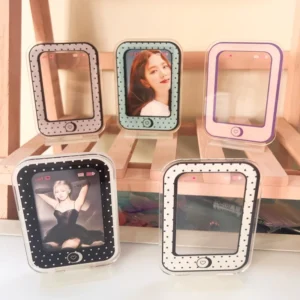 Acrylic Frame Standee 3 inch Mobile Phone Photo Frame Acrylic 3 inch Display Sign
