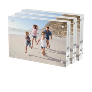 Acrylic Photo Frame Book Frame Wall Mounted Desktop Transparent Display Shelf Any Photo Frame Multi size Customized