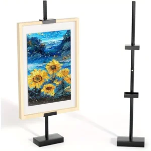 Adjustable Easel Stand, Tabletop Easel Stand for Picture Frames, Art Signs, Photos, Framed Artwork Display