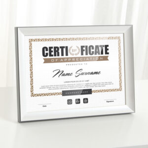 Aibo Ab051 Eco Friendly PS Material Custom Size Digital Printing Rectangle Diploma Certificate Photo Frame