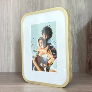 Aluminum Alloy A2 Mirror Frame Rectangular Desktop Wall Mounted Modern Minimalist Metal Photo Frame 20mm Thickness