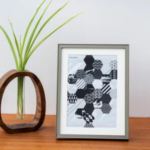 Aluminum Alloy Foldable Vertical Photo Frame with Digital Printing Wall mounted Modern Design for Stylish Decor Environments