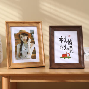 American Minimalist Photo Frame 6 7 8 10 Inch A4 Tabletop Wall Hanging Frame for Wedding Artwork Display