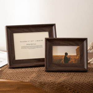 American style Handmade High End Feel Photo Frame 78 12inch A4 Wall Mounted Vintage Light Luxury Wedding Wooden Photo Frame
