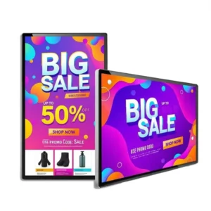 Android Commercial Ad Player LCD Wall Mounted Digital Signage 32 43 49 55 65 Inch Touchscreen Advertising Displays