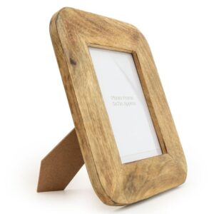 Antique Style Handmade Wooden Photo Frame Premium Quality and Beautifully Decorative with Carved Brass Inlay Work