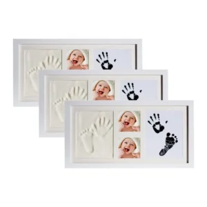 Baby Handprint and Footprint Kit Creative DIY Picture Frame for Kids Unique Photo Frame Keepsake Set