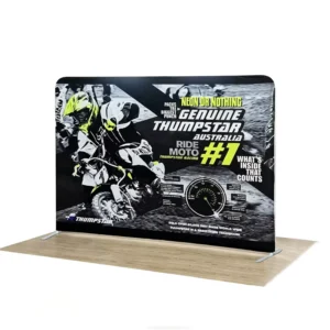 Backdrop Tension Wall Aluminum Frame Custom Designed Printed Wall with Stand for Display