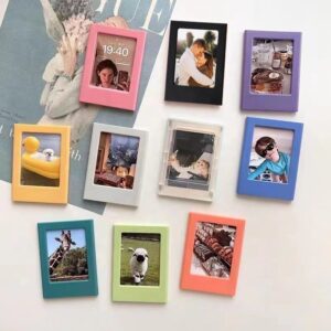 Best Selling Autonomy 3 Inch Plastic Handmade Magnetic Photo Frame Creative DIY Fun Mini Photo Frame Fridge Magnet