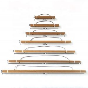 Best Selling Magnet Poster Wood Pristarg Picture Frame Hanger Picture Frame Iron Hanging Photo Wood Frame