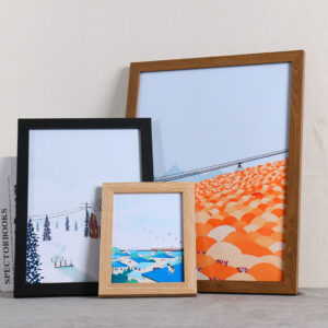 Big Size A3 A4 Wall Photo Frame Home Decoration High Quality Wooden Photo Frame Customization