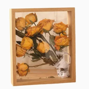 Biodegradable Factory Customized Shadow Box Frame 4 X 6 Display Case Picture Frame Memorabilia Photos