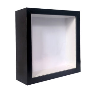 Black 5cm 3d Hollow Deep 8×8 Shadow Box Frame Picture Photo Frames in Bulk with Organic Glass
