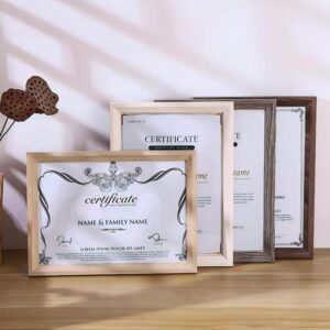 Black MDF Certificate Frame A4 Certificate Graduation Diploma Frame