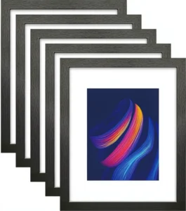 Black Real Glass Photo Frames for Desktop & Wall Hanging