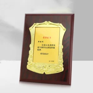 Brown Wood Crafts Photo Frame Certificate Diploma A4 Certification Frame