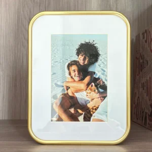 Budget Price Factory Outlet Steel Rectangular Photo Frame A4 Size 5×7 Tabletop Wall Mountable Sleek Fast Moving Creative Design