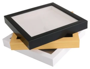 Bulk Free Plastic Standing Custom 3D Picture Frame Wooden Shadow Box 10*10