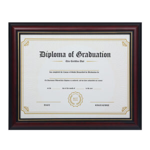 CF 103 Wood Frame with Real Glass for Graduation Frame Certificate Frame