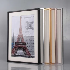 CHINEE Aluminum Alloy Picture Frames Brushed Metal Picture Frames Wall Mounted Table Setting Poster Advertising Frame