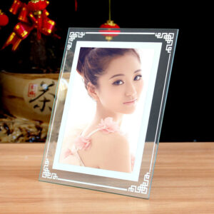 CHINEE Chinese Style Crystal Glass Photo Frame 567 Inch 8 Inch 10 Inch Wedding Photo Frame Table A4 Display Frame