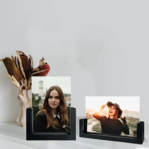 CHINEE MDF Photo Frame Gift Plexiglass Picture Frames 5X7 U Shape Photo Frame