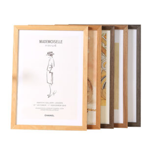 CHINEE Original Wood Color Photo Frame Hanging Wall Solid Wood Picture Frame A4 Paper Oil Painting Wooden Frame