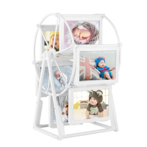 CHINEE Rotating Ferris Wheel Photo Frame Stand Creative of Children’s Wedding Photos Personalized 5 Inch Windmill Photo Frame