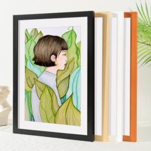 CHINEE Solid Wood Photo Frame Photo Wall A4 Picture Frame Hanging Wall Table Wooden Poster Puzzle Photo Frame