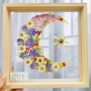 CHINEE Wooden Frame Pressed Flower Frames Three Dimensional Creative Double Sided Transparent Acrylic Handmade DIY Wooden Picture Frame
