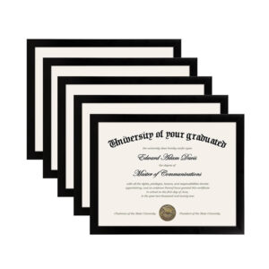 Certificate Frame Made of MDF Wood For Diploma Award Photo Document Bulk Custom Sizes & Colors