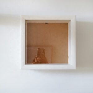 China Factory Fast Delivery 8×8 White Wall Art 3D Deep square DIY Wooden Shadow Boxes Photo Frames