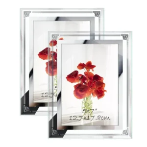 Chinese Style Crystal Glass Photo Frame 567 Inch 8 Inch 10 Inch Wedding Photo Frame Table A4 Display Frame