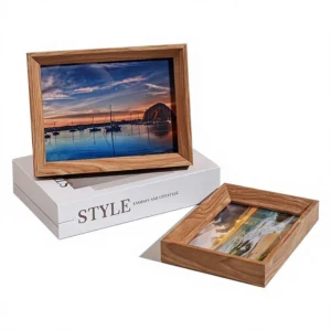 Chinese style Photo Frame Desktop Wall Hanging 6 Inch 7 Inch 8 Inch 10 Inch A4 Picture Frame Calligraphy Frame