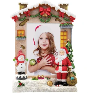 Christmas Family Photo Frame Santa Resin Picture Home Decoration Frame