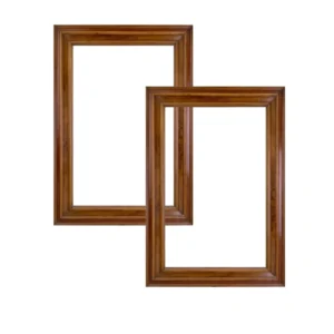 Classic Decorative Handmade Poplar Frame Embossed Wedding Portraits Family Photos Tabletop Display Wall Hanging Eco Friendly