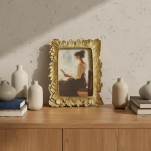 Classical Palace Fashionable Vintage Minimalist Lightweight Plastic Photo Frame for Home Living Room Bedroom Ornament Custom