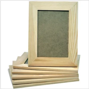 Classical Style DIY Wall Decoration Wood Photo Frame Natural Finish 9×11 Desktop Display Wall Mounted Alternatives 6×8 4×6 Sizes