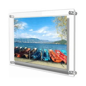 Clear A1 A2 A3 A4 Size Double Sided Transparent Wall Mount Acrylic Sandwich Poster Picture Frames