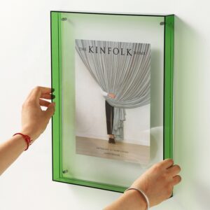 Colorful Acrylic Photo Frame Luxury Transparent Diy Photo Frame Ins Style Poster Mounting Frame